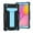 T_Black + Rose, variant on Dteck Case Compatible with Samsung Galaxy Tab A 8.0 inch 2019 Model SM-T290 T295 T297, Heavy Duty Shockproof Rugged Full Body Protection Case Kickstand Cover (no built-in screen protector), Gray/Mint