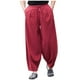 thumbnail image 2 of Pantalones largos para hombre, lisos, informales, con múltiples bolsillos y botones, para exteriores, rectos, para fitness, cargo, poliéster, 2 of 6