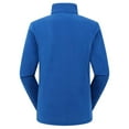 thumbnail image 4 of Miluxas Men's Soft Polar Fleece Jacket Lightweight Full Zip Jackets Casual Outdoor Warm Jackets Coats with Pockets Blue, 4 of 9