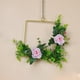 thumbnail image 5 of Monstrate Decoración de boda con flores artificiales: interior o exterior Elegante Bajo mantenimiento Fácil de limpiar Durabilidad duradera Decoración del hogar Rosa rosada cuadrado, 5 of 6