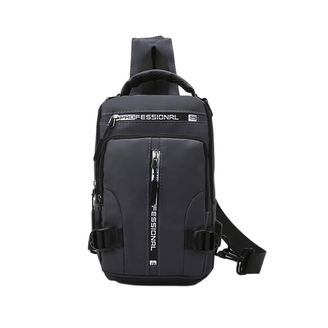 Fashionable Embroidery Diamond Shoulder Crossbody Bag Large Capacity Watertight Backpack with Data Hole