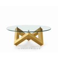 thumbnail image 1 of Table basse élégante en verre trempé avec pieds dorés glamour – Moderne, élégante et fonctionnelle, 1 of 2