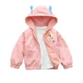 thumbnail image 2 of QIPOPIQ Toddler Jacket Hooded Trench Lightweight Windbreaker Clearance, 2 of 4