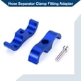 thumbnail image 6 of Unique Bargains Hose Separator Clamp Fitting Adapter/ Pipe Tube Line Separator Clamp Tooling AN10 20mm 4pcs Blue, 6 of 6