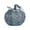 Blue, variant on 7-Inch Oversized Gourd Pumpkin Decoration with Hollow Vine Pattern and Flickering LED Candlelight Effect Resin Decorative Lamp for Halloween Thanksgiving Indoor Outdoor