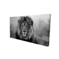 thumbnail image 1 of Lion Noir et Blanc - Impression sur Toile par Begin Édition, 1 of 2