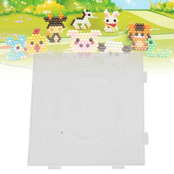 DIY Perler Beads, Transparent 2.6mm Perler Beads Perler Bead Board Large Perler Bead For Parenting Education For Template Toys