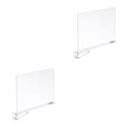 thumbnail image 2 of Guardoinrt 2x Transparent Color Well-structured Shelf Dividers Organize Cabinets With Ease Strong Structure Transparent Color 2Set, 2 of 6