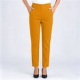 thumbnail image 2 of Besolor Plus Size Dress Pants Women Elastic High Waisted Straight Leg Pant Business Casual Work Trousers with Pockets, 2 of 6