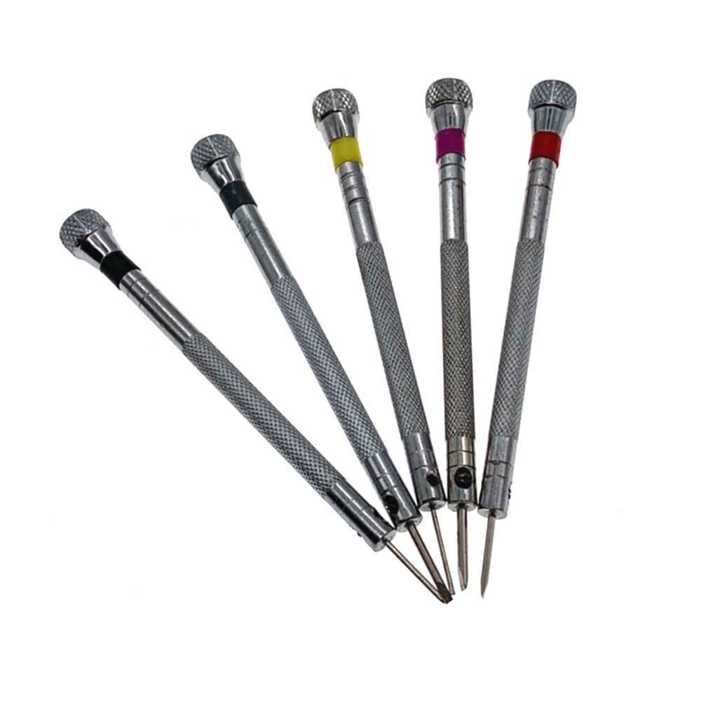 FlyFlise 5Pcs Mini Screwdrivers with 5Pcs Screwdriver Heads Set Disassembly