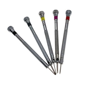 FlyFlise 5Pcs Mini Screwdrivers with 5Pcs Screwdriver Heads Set Disassembly