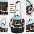 thumbnail image 3 of Organizador de bolsas de ganchillo Yookee Home para guardar lana, color negro, 3 of 7