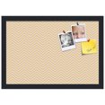 thumbnail image 2 of PinPix ArtToFrames 17x11 Custom Cork Bulletin Board    Poster Board Has a Fabric Style Canvas Finish, Framed in Satin Black (PinPix-263), 2 of 5
