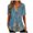 Blue-B, variant on Penkiiy Womens Short Sleeve Tunic and Short Sleeve T Shirts Dressy Casual Tops Blouses Fall Spring Outfits Summer Clothes Cute Tees 2XL Blue