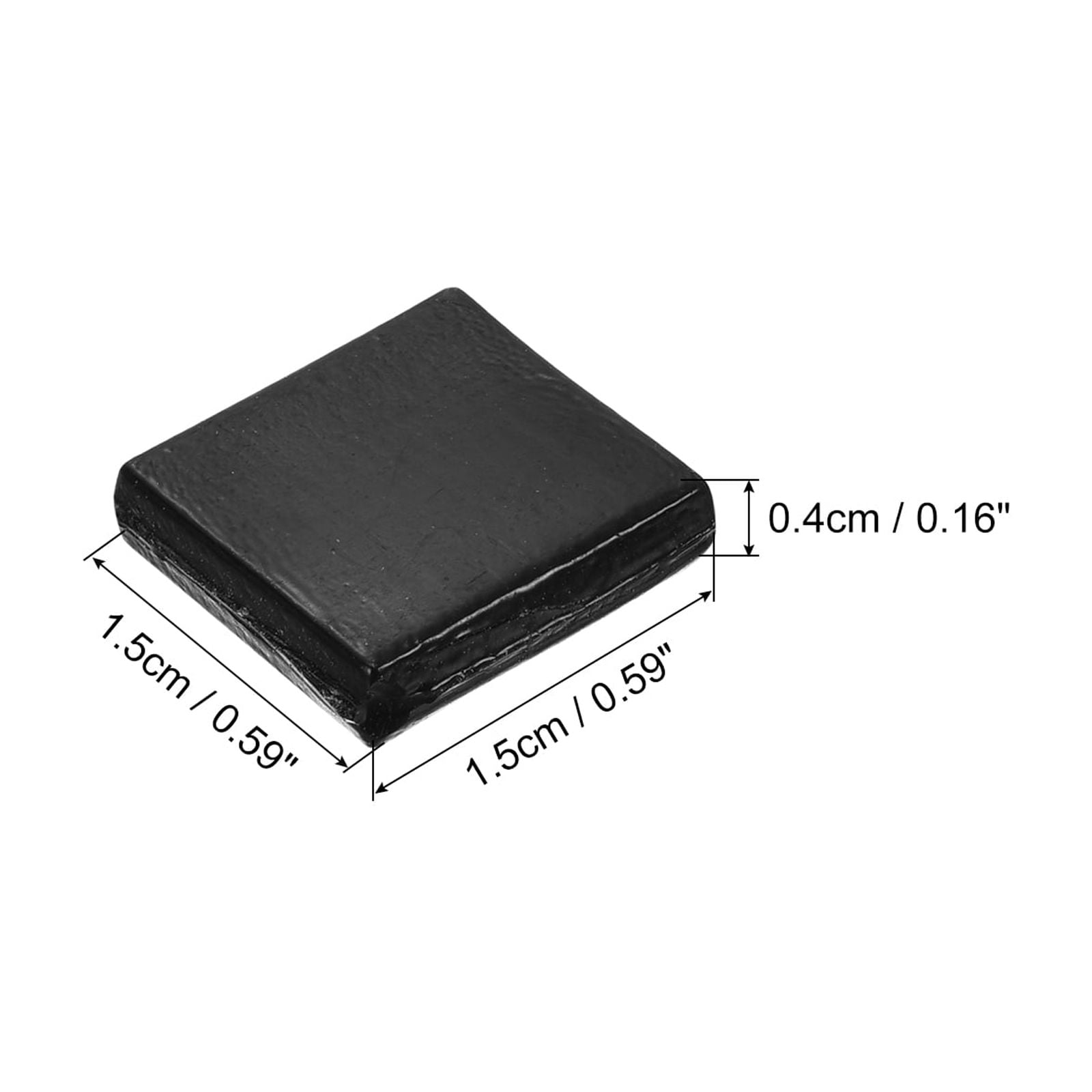Uxcell 260Pcs Mosaic Tiles, Micro Glass Tiny Mini Mosaic Tile DIY Hobbies Handmade Crystal Free Stone Black