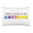 thumbnail image 1 of One Bella Casa 73988PSHM Today is Awesome Standard Pillowcase, Multicolor, 1 of 1