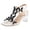 OTHER, variant on Rokment Bridal Glitter Rhinestones Butterfly Dressy Sandals for Women Delicate Elegant Square Toe Clear Chunky Block Slingback High Heels Bride Wedding Summer Dress Pumps 2026 Black Size 6