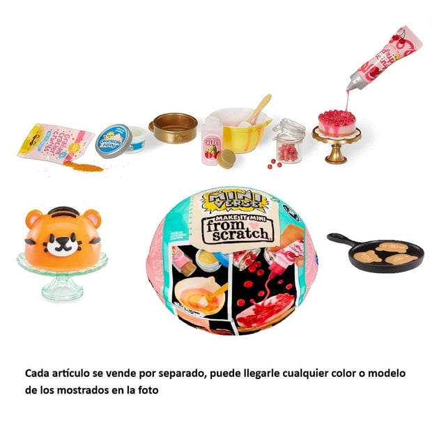 Figura Minicoleccionable Miniverse Crea Mini comida desde cero Serie 2 artículo sorpresa