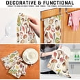 thumbnail image 7 of Coolnut Mushrooms Kitchen Dish Towel Set of 6, Super Soft Absorbent Cleaning Cloth, Reusable Quick Drying Kitchen Towel for Home, Kitchen Wash cloth, 7 of 7