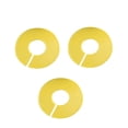 thumbnail image 3 of OULII 3 Pcs Size Dividers Round Closet Dividers Yellow for Retail Store Use, 3 of 8