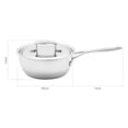 thumbnail image 3 of Demeyere Industry 5-Ply 3.5-qt Stainless Steel Essential Pan, 3 of 9