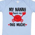 thumbnail image 4 of Inktastic Nanny Loves Me Grandson Boys or Girls Baby Bodysuit, 4 of 5