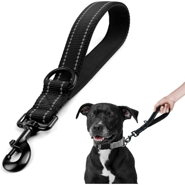 Short Heavy Duty Dog Leash - Heavy Duty Dog Carrying Leash - Training Control Leash - Reflective Leash for Medium and Large Dogs