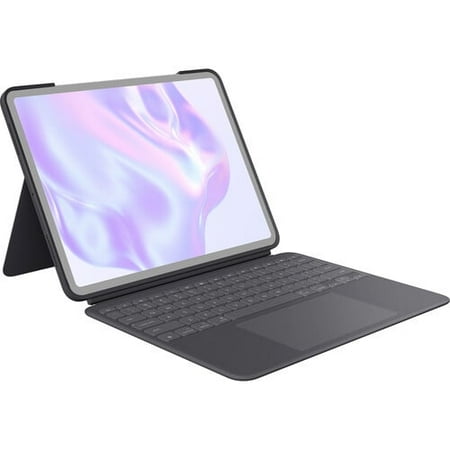 Logitech Combo Touch iPad Pro 13-inch (M4)(2024) Keyboard Case - Detachable backlit keyboard with kickstand, comfortable typing, multi-use mode - Graphite