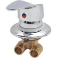 thumbnail image 2 of Shower Cabin Mixer Brass Shower Faucet Outlet Diverter Chrome Shower Mixer Tap G1/2" Connector Cold and Hot Water Shower Mixer for Bathroom, 2 of 5