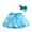 Blue, variant on REDARER Girls' Tutu Skirt Set Seashell Print Tulle Skirt with Sequin Bow Hair Clip for Dance & Party,4-6 Years