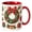 B, variant on Trovenix Christmas Coffee Mug 2D Ceramic Cup with Holiday Wreath Design, Milk Tea Coffee Drinking Mug for Home Office, Festive Gift