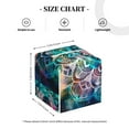 thumbnail image 4 of Kdxio Watercolor Mandala Print Tissue Box Cover,Square Decorative PU Leather Facial Paper Case Organizer Holder Dispenser for Bathroom,Night Stands,Desk,Car 5.2''X5.2''X5.2'', 4 of 8