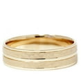 thumbnail image 2 of Pompeii 14K Yellow Gold Hammered Comfort Fit Wedding Band Ring (,), 2 of 3