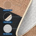 thumbnail image 6 of FairOnly 9'x12'Checkered Modern Geometric Machine Washable Area Rug for Living Room Bedroom Non Slip Ultra Thin Carpet for Kitchen Dining Room,Black Coffee, 6 of 7