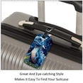 thumbnail image 3 of Square 2Pack PU Leather Cartoon Dinosaur Cruise Luggage Tag with Privacy Cover and Name ID Tag for Travel Handbags Backpacks Luggage Tags, 3 of 6