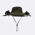thumbnail image 5 of Solar Fan Hat, UPF 50+ Wide Brim Sun Hat with 2 Fans, Solar & USB Rechargeable, 3 Speeds for Fishing/Camping/Hiking/Gardening, 5 of 5
