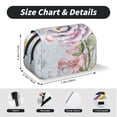 thumbnail image 5 of Kdxio Vintage Rose for Double Compartment Pen Case Oxford Organizer with Zipper Pockets for Students Artists, 5 of 7