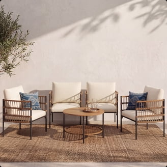 TK Classics Florence 7 Piece Outdoor Wicker Patio Furniture Set