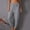Gray women harem pants casual loose a1, variant on Women Harem Pants Casual Loose Elastic Waist Ankle Trousers with Pockets Solid Summer Vacation Flowy Wide Leg Palazzo Beach Lounge Pants, White L
