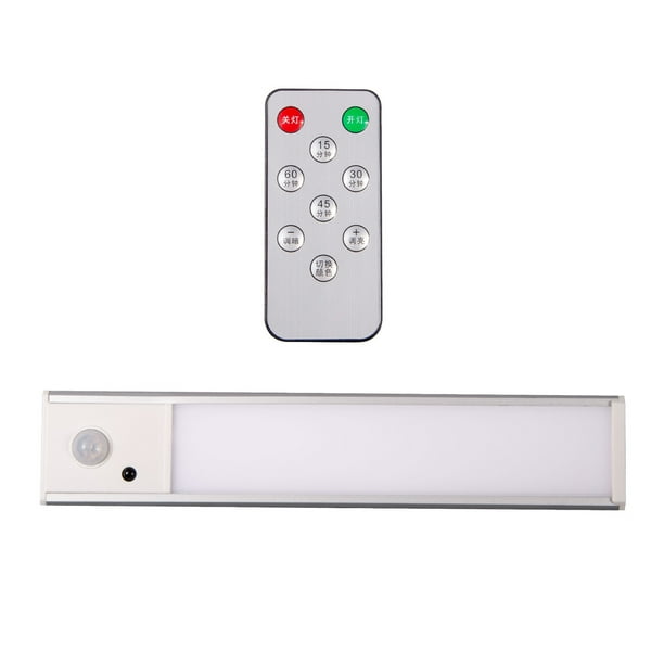 Tira de luz LED delgada con sensor de movimiento, sin cables, carga magnética, luz nocturna pequeña, luz inteligente para armario de vinos