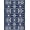 Blue, Pattern 2, variant on ODIKA 8'x10' Blue Sky Geometric Jelly Roll Design Washable Area Rug Intricate Machine Pattern Durable, Non-Slip for Living Room, Under Sectional, Family
