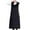 Black, variant on 50% Off Clear! Viikei Winter Coats for Women Fashion Women Pocket Coat Long Jacket Winter Sleeveless Down Cotton Waistcoat