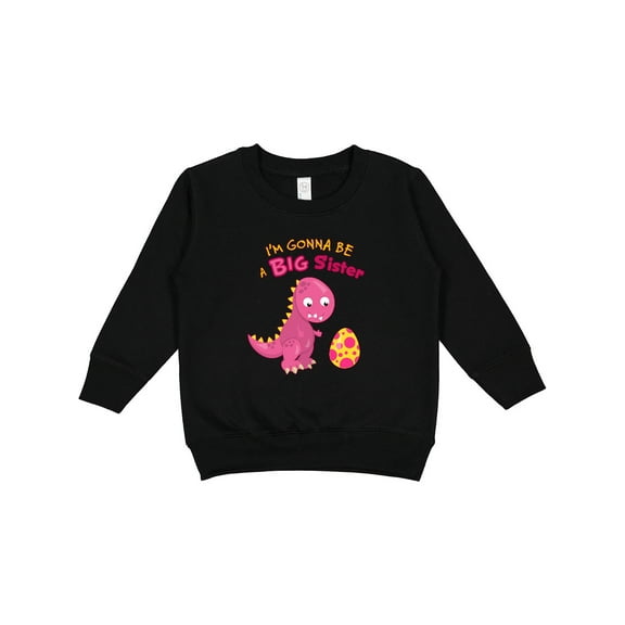 Inktastic Dinosaur Future Big Sister Toddler Sweatshirt