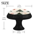 thumbnail image 4 of 12 Pack Round Glass Drawer Knobs For Kitchen Cabinet With Screws, Cute Christmas Trees and Gift Boxes Crystal Diamond Shaped Cupboard Knobs For Kitchen Office Bathroom, 4 of 6