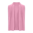 thumbnail image 5 of UPPADA Tank Tops Womens Crewneck Sleeveless Summer Tops Casual Loose Fit Lightweight Shirts Solid Color Pleated Tees Shirts,pink tank tops L, 5 of 8