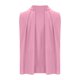 thumbnail image 5 of Tops Casuales sin Mangas para las Mujeres Color Sólido Cuello Redondo Plisado Blusa sin Espalda, Tops de Color Sólido para las Mujeres Respirable Primavera Verano Diario, 5 of 8