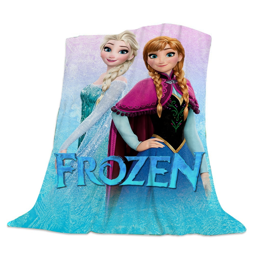 Frozen Anna Fleece Blanket Green Throw Blanket for Bed or Couch Fuzzy Flannel Blanket for Adults or Kids 40x58 inch 249 40x58 E