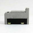 thumbnail image 4 of Modular Sofa Single Armrest Backrest Module for Modular Sectional Sofa Couch Side ArmrestGray + Corduroy + 1 Seat_1, 4 of 35