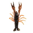thumbnail image 2 of Tackle HD 8-Pack Hi-Def Craw Bass Lures, 3D Scanned From Live Crawfish, 3-Inch Soft Plastic Crawfish Lures for Bass Fishing, Rubber Fishing Lures for Freshwater, Brown & Orange, 2 of 7