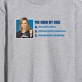 thumbnail image 3 of Parks and Recreation - You Know My Code - Men's Long Sleeve T-Shirt, 3 of 5